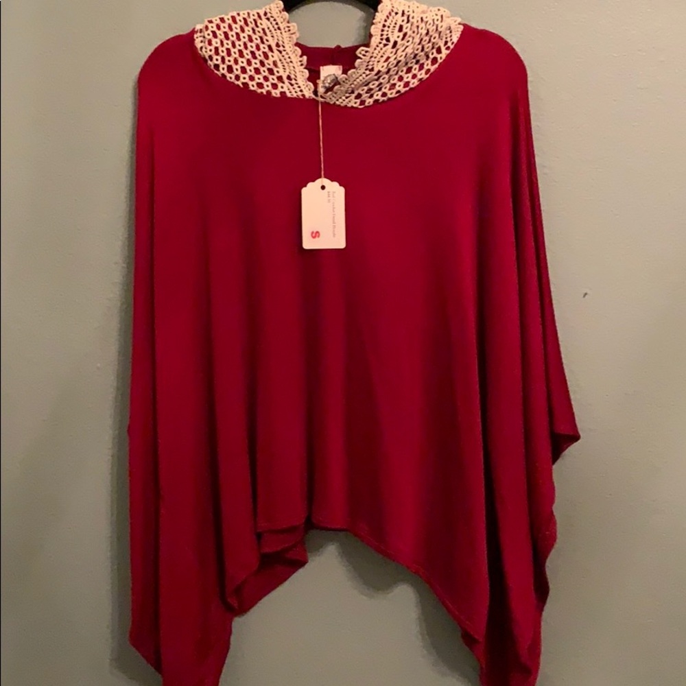 Read crochet hoodie